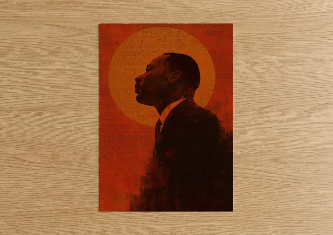 Martin Luther King Jr Day Inspirational Portrait Wall Art