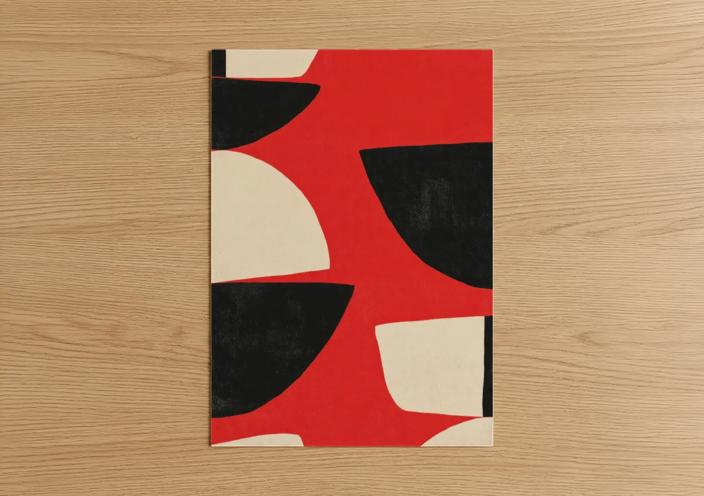 Bold Geometric Expressionism Abstract Wall Art