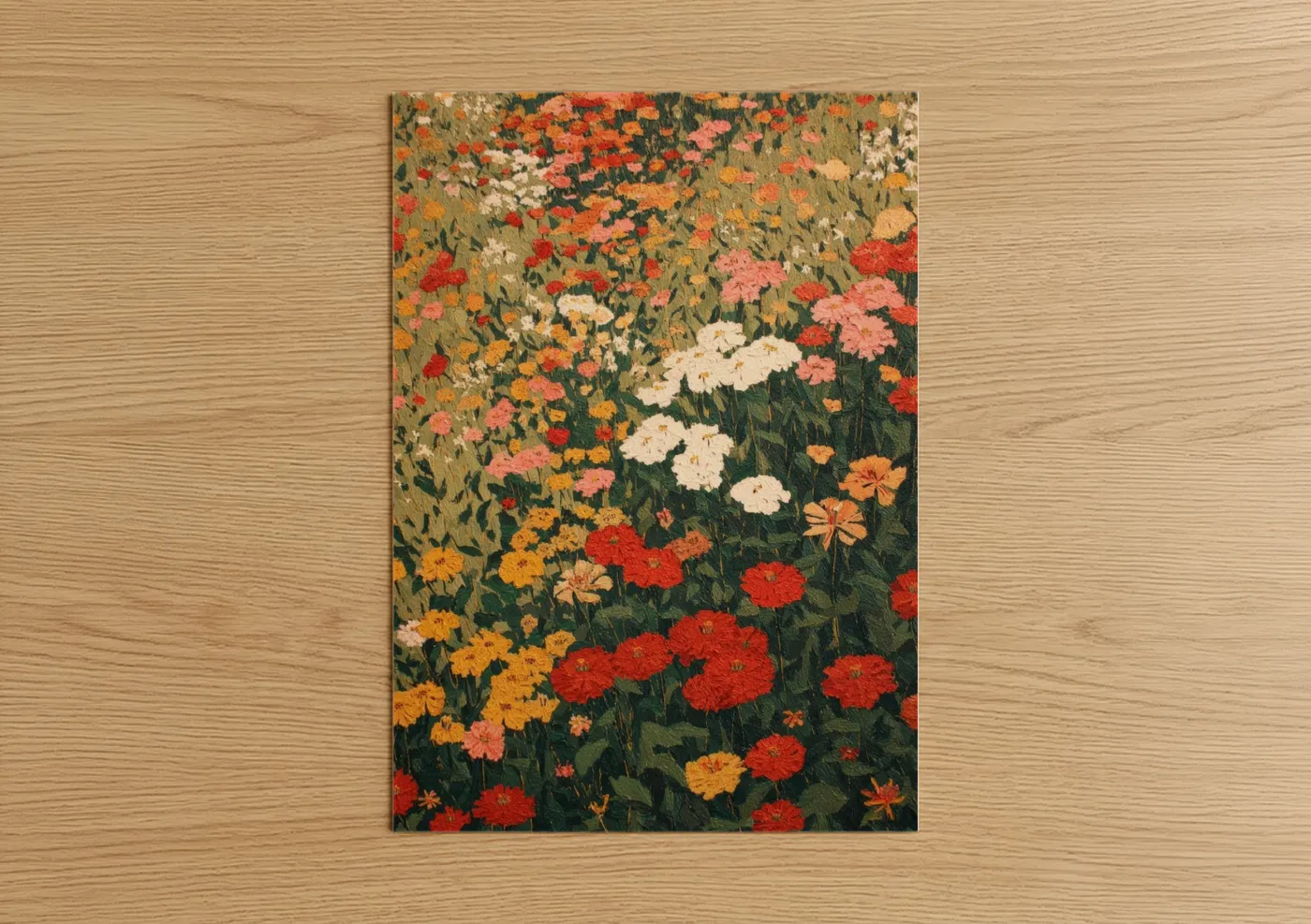 Wildflower Meadow Summer Painting Wall Art