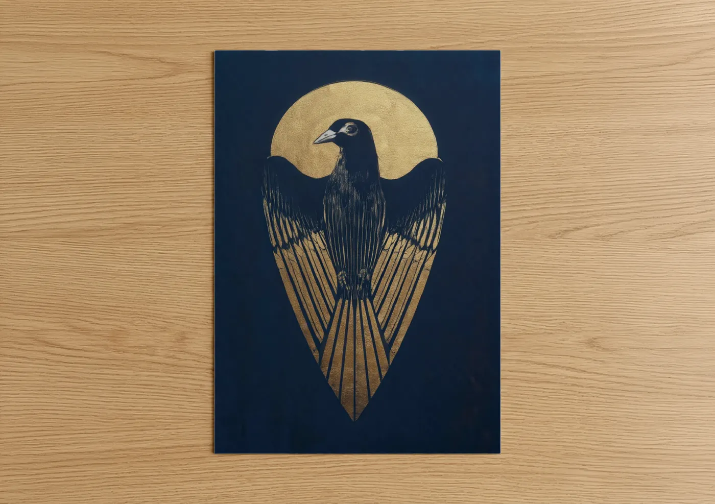 Golden Dove Ascension Art Print Wall Art