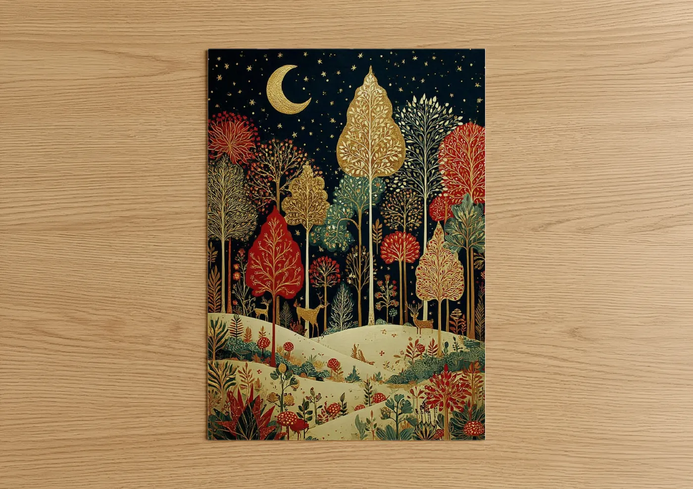 Enchanted Forest Night Sky Wall Art