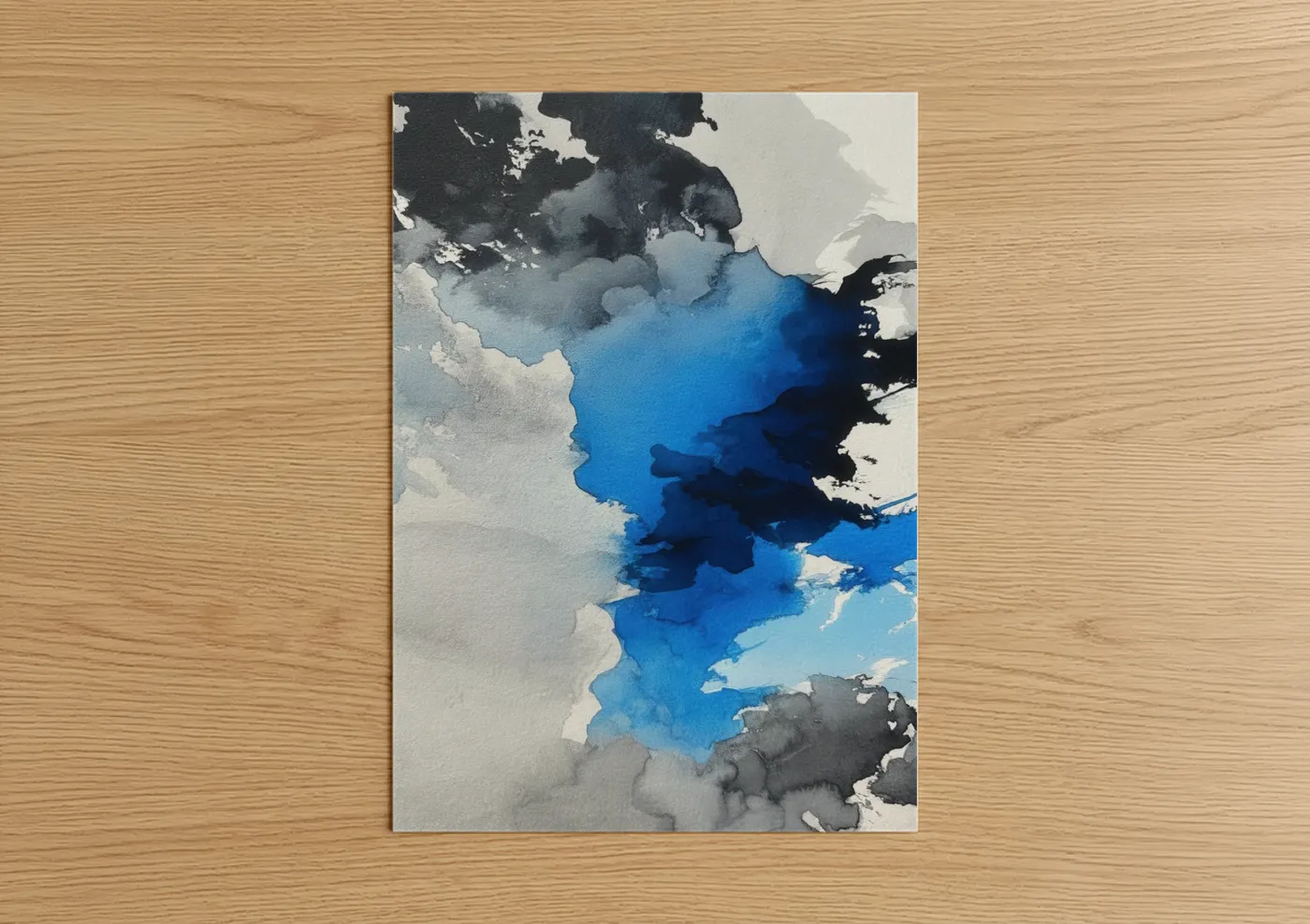 Coastal Watercolor Abstract Wall Art