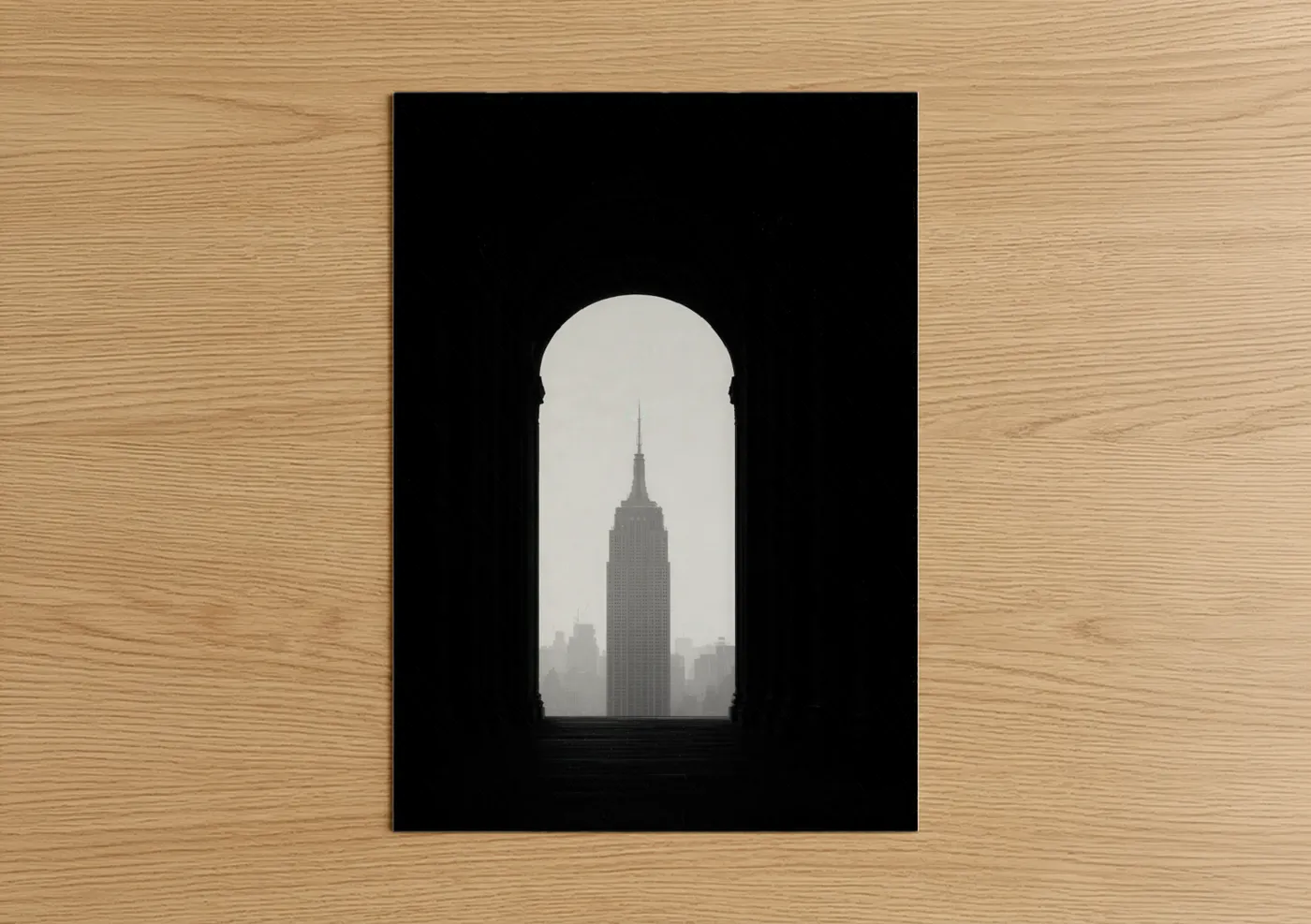 Empire State Building Architectural Frame Wall Art