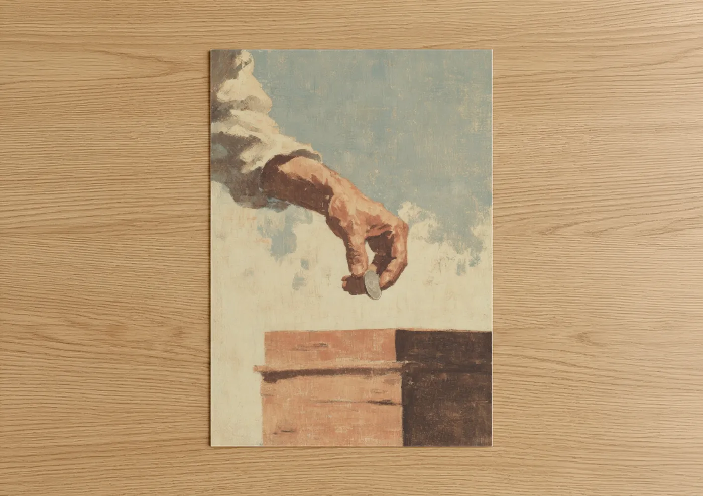 Charitable Hand Judaism Religious Wall Art