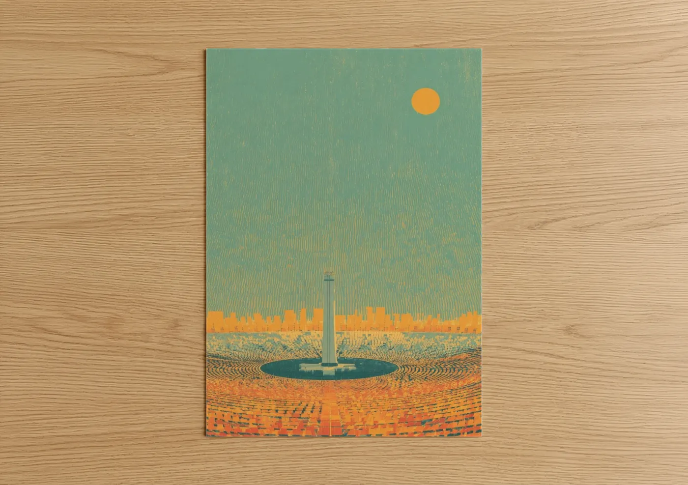 Industrial Power Plant Minimalist Wall Art