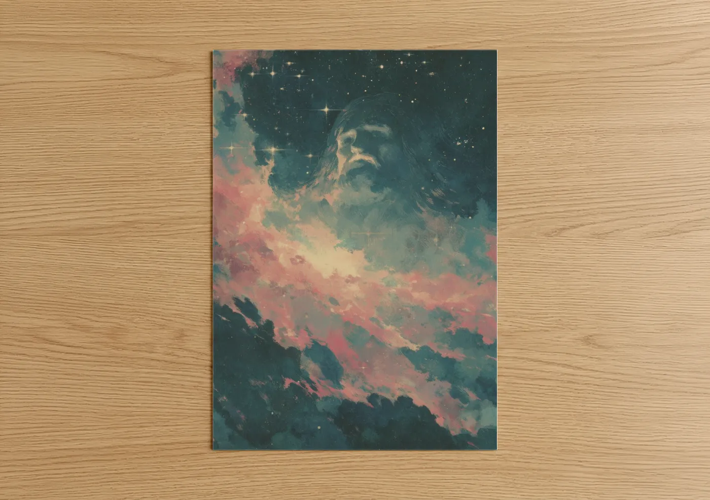 Jesus Christ Celestial Spiritual Wall Art