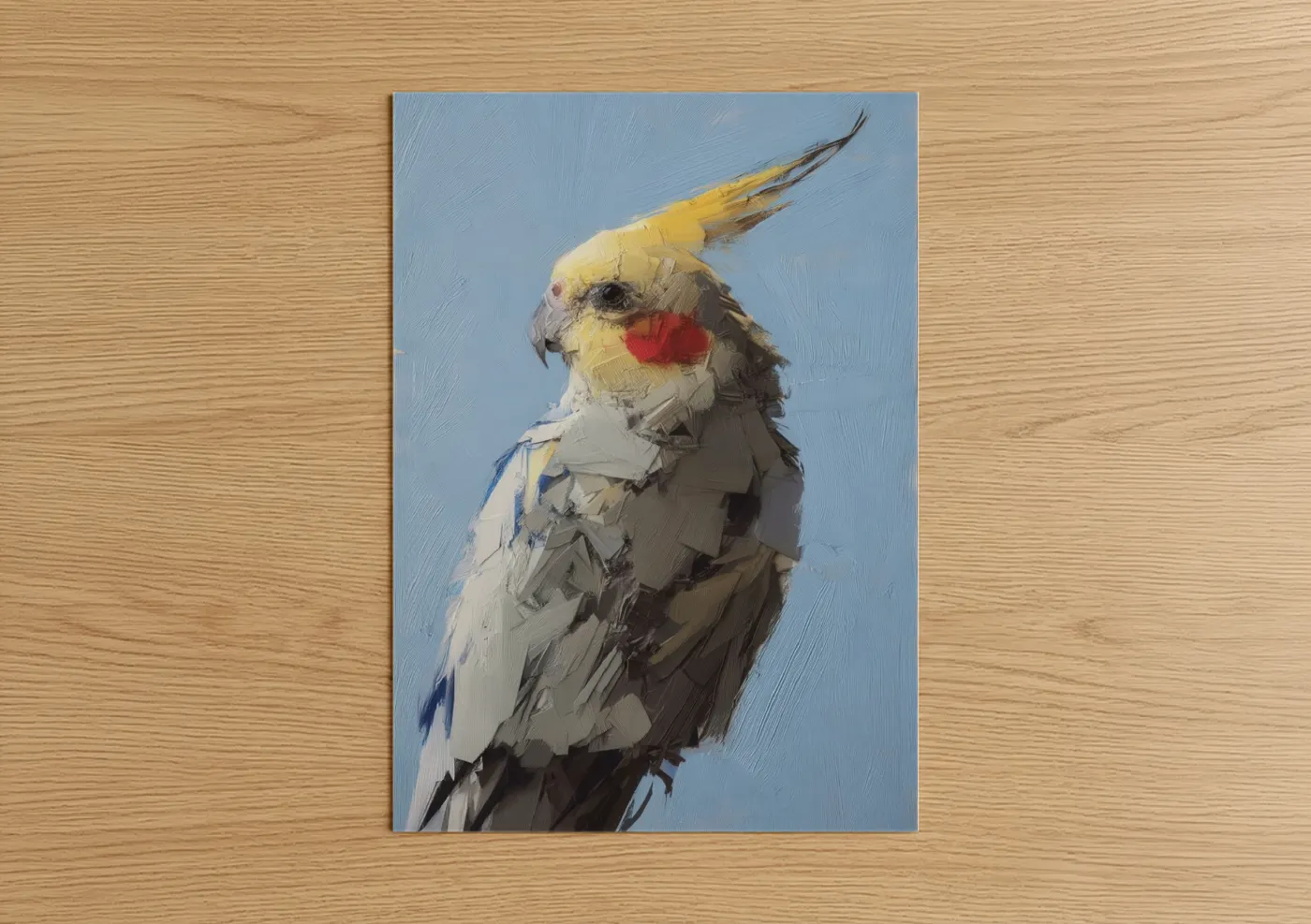 Sulphur Crested Cockatiel Portrait Wall Art