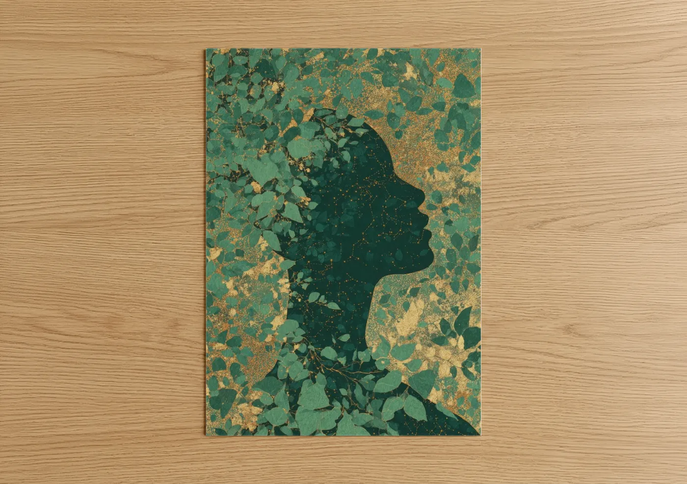 Verdant Virgo Zodiac Botanical Wall Art