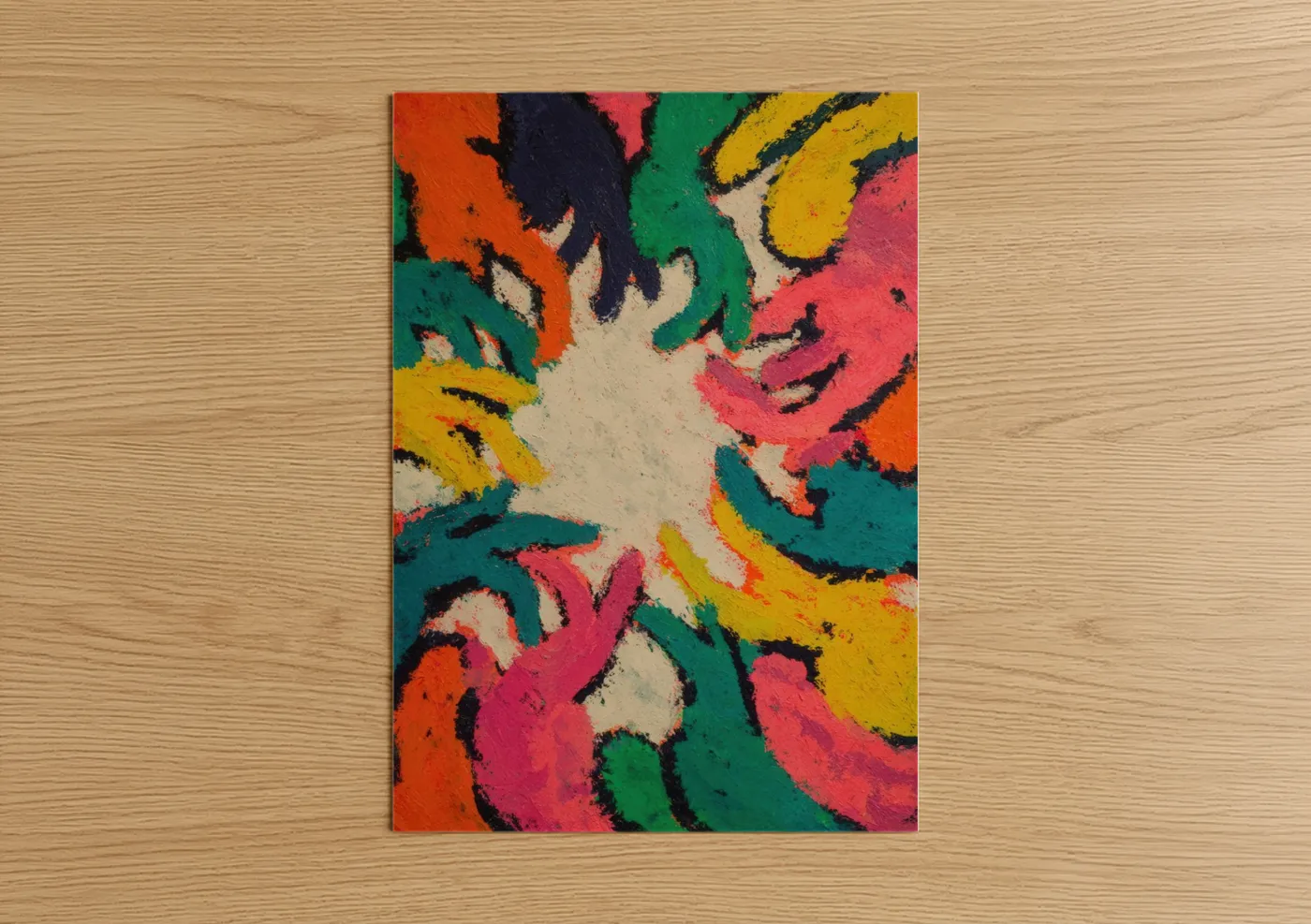 Radiant Squid Abstract Pop Wall Art