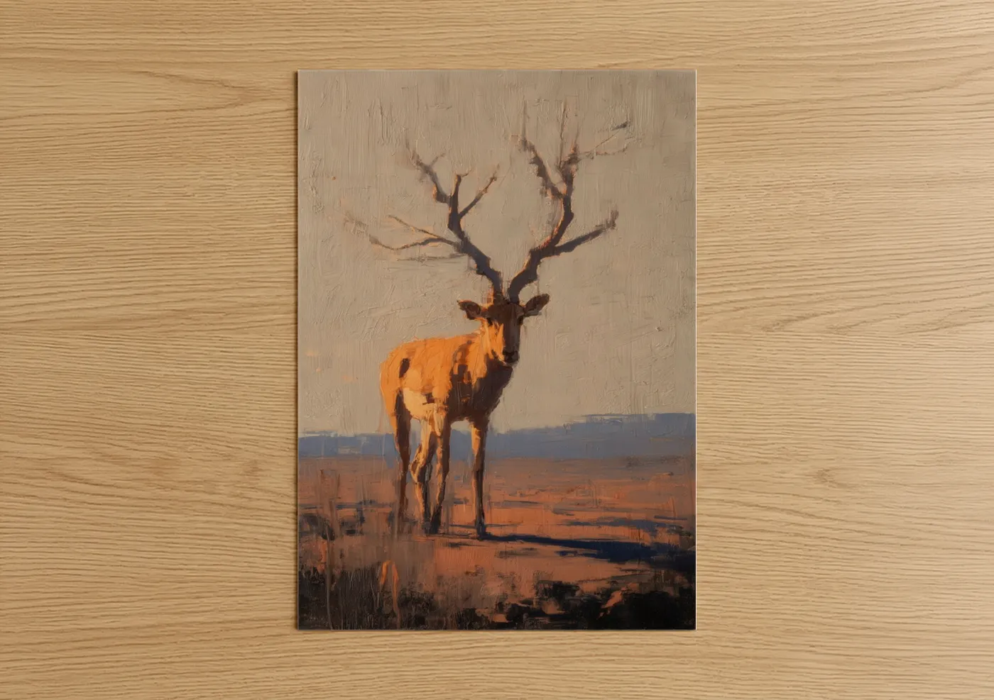 Golden Antelope Safari Wall Art