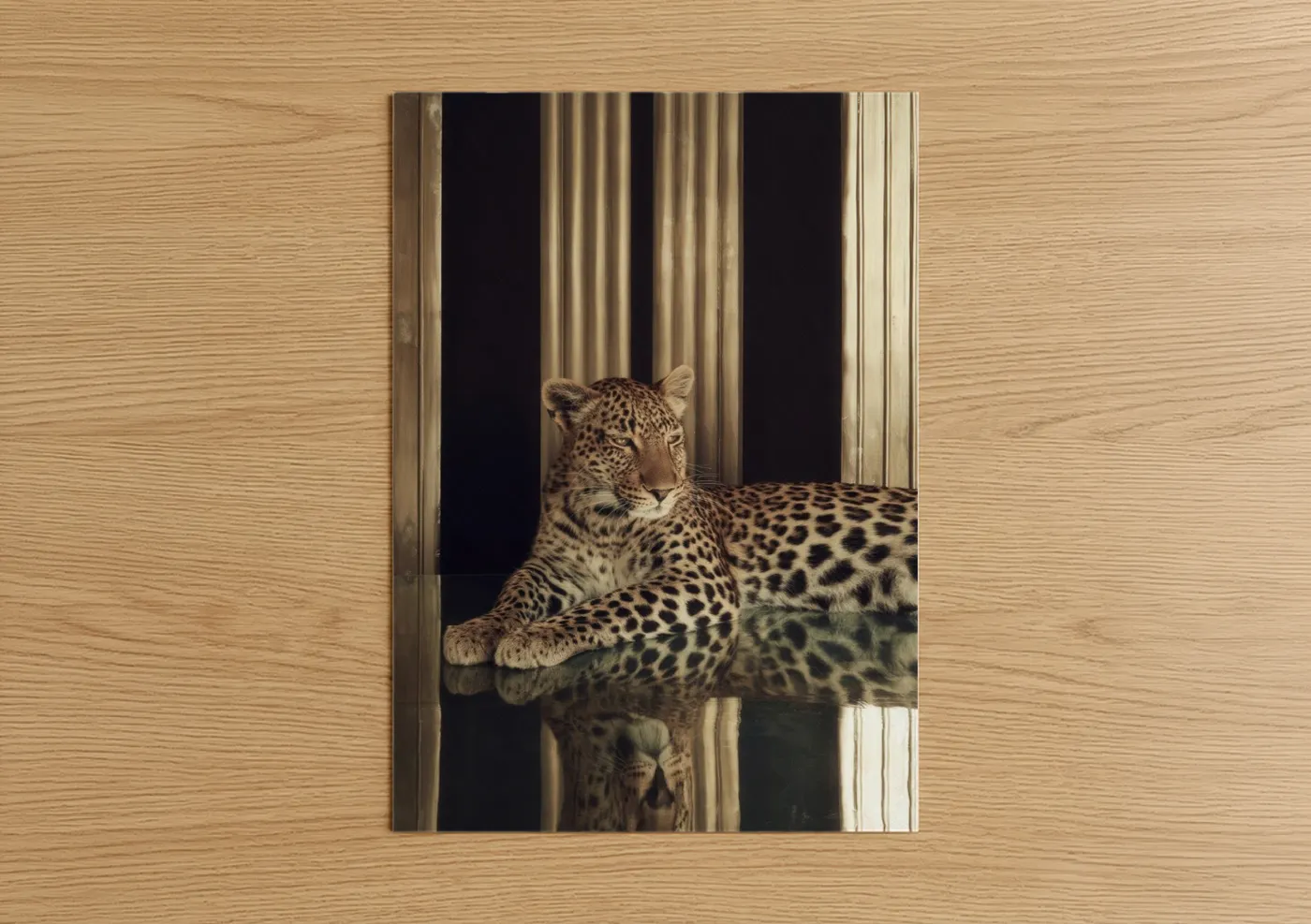 Resting Leopard Wildlife Wall Art