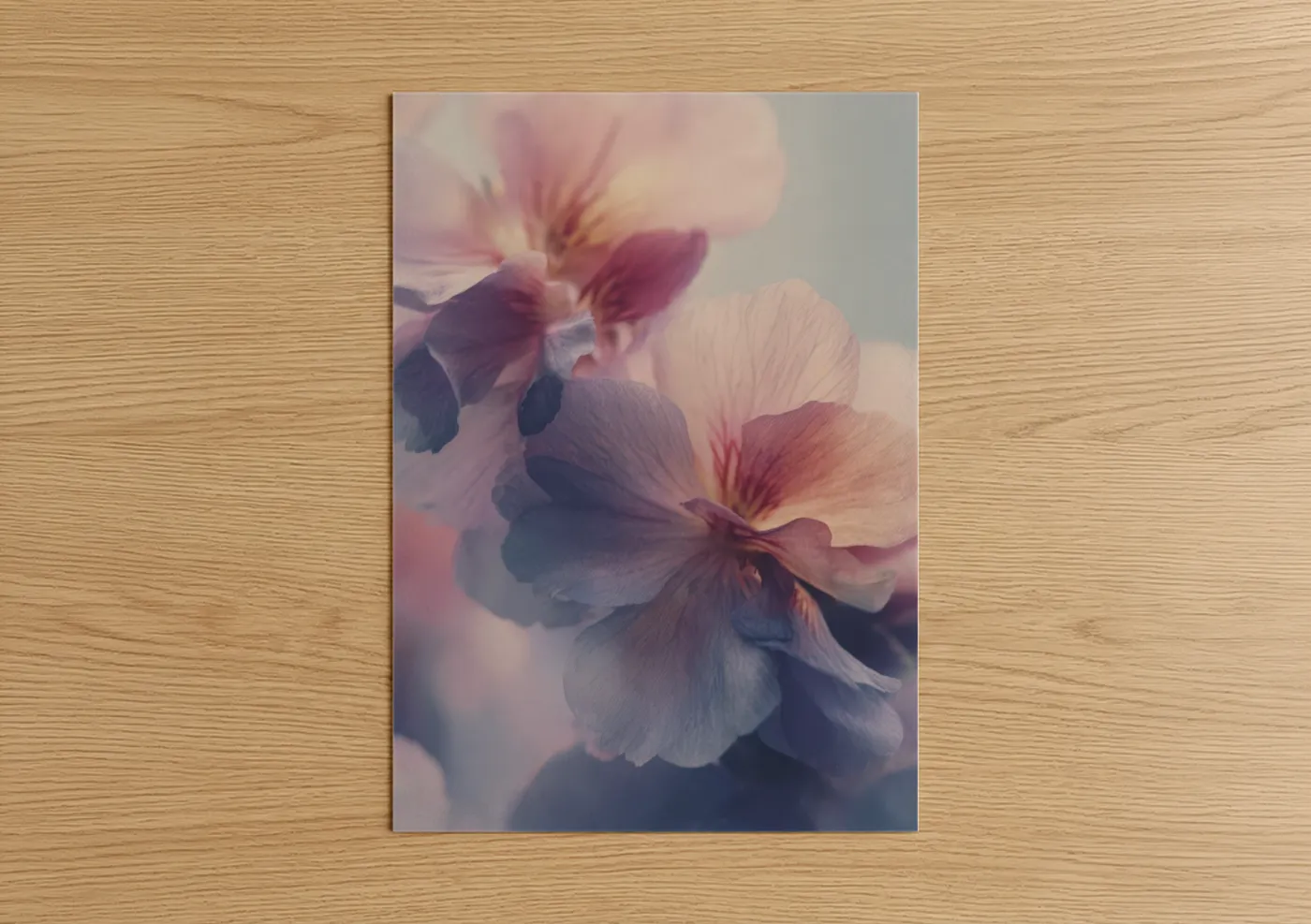 Soft Pink Orchid Floral Photography Wall Art