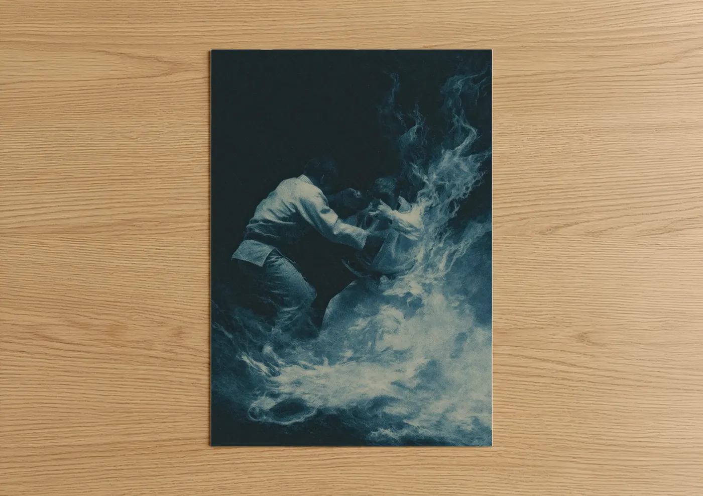 Ethereal Grapple Jiu Jutsu Wall Art
