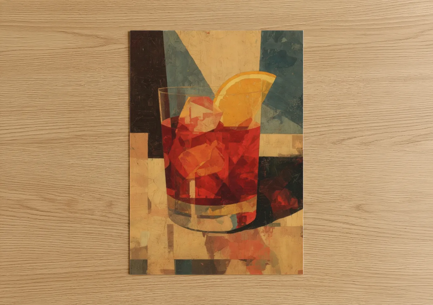 Vintage Cocktail Art Mid-Century Modern Wall Art
