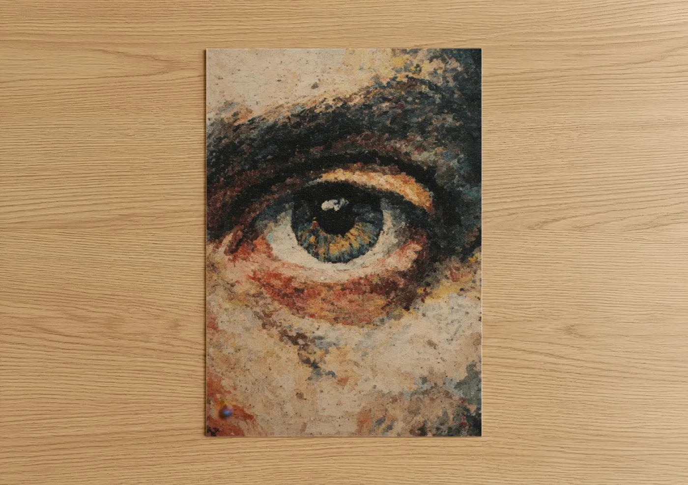 Abstract Watchful Eye Contemporary Wall Art
