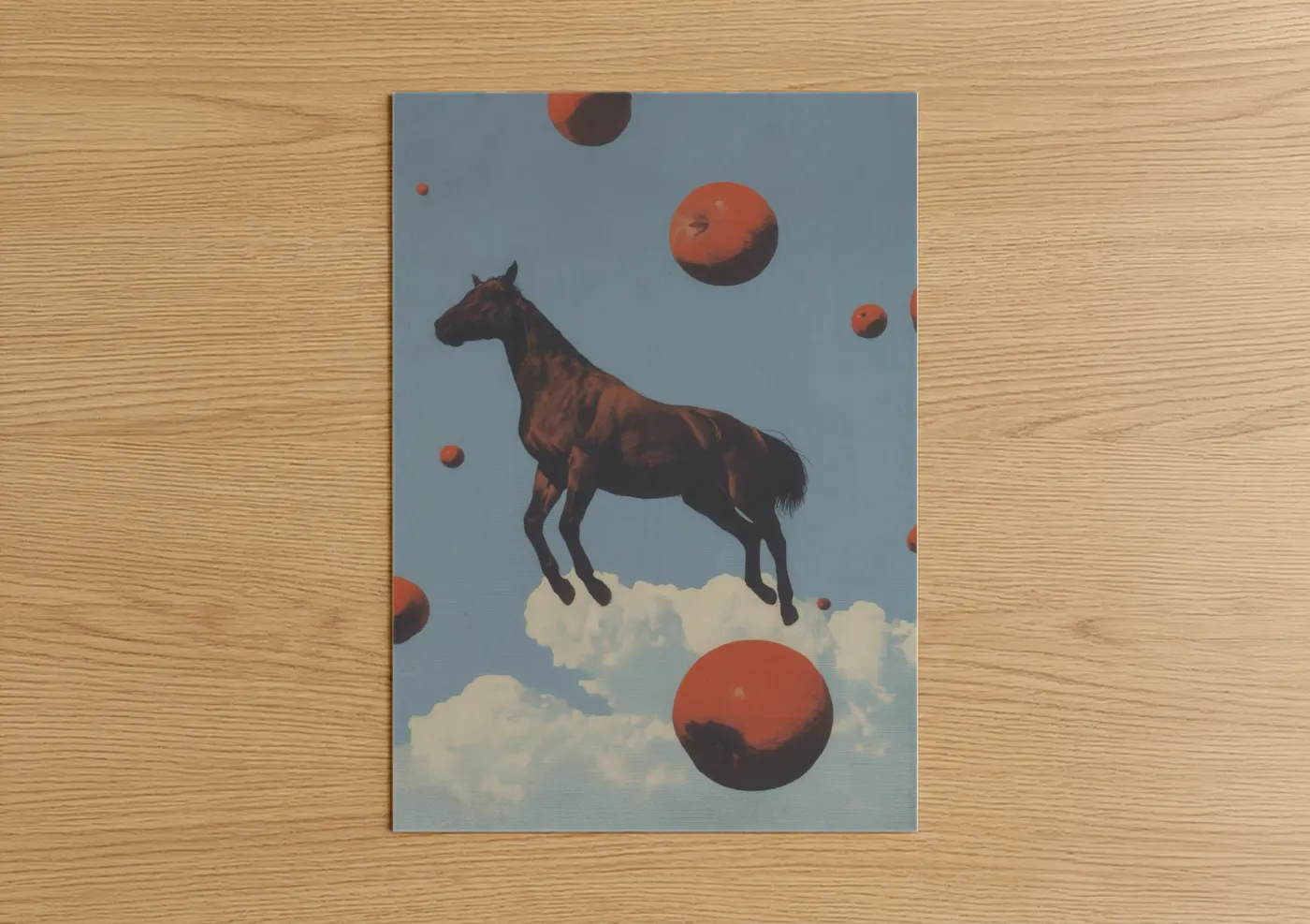 Celestial Quarter Horse Surreal Sky Wall Art