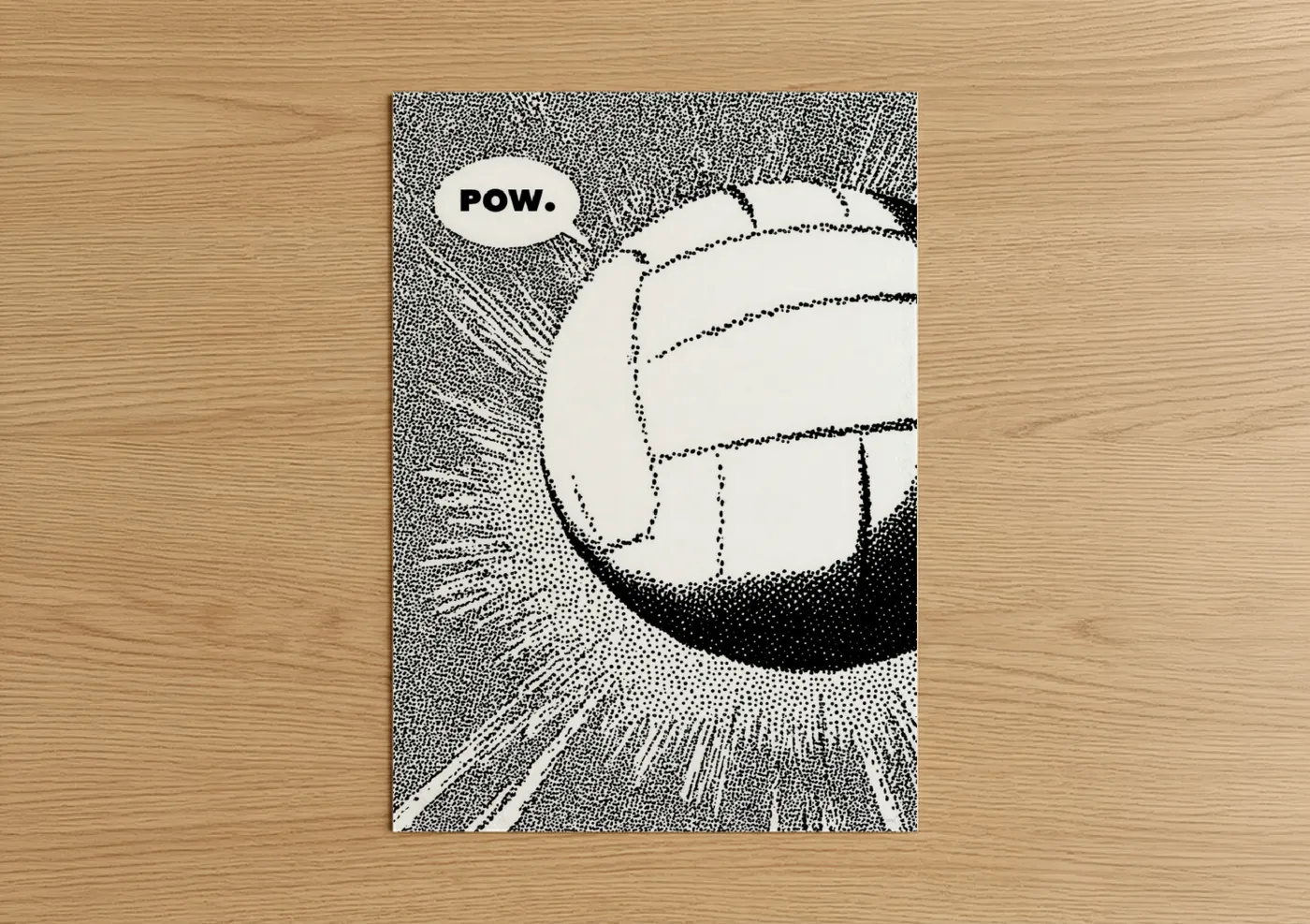 Power Volleyball Action Pop Wall Art