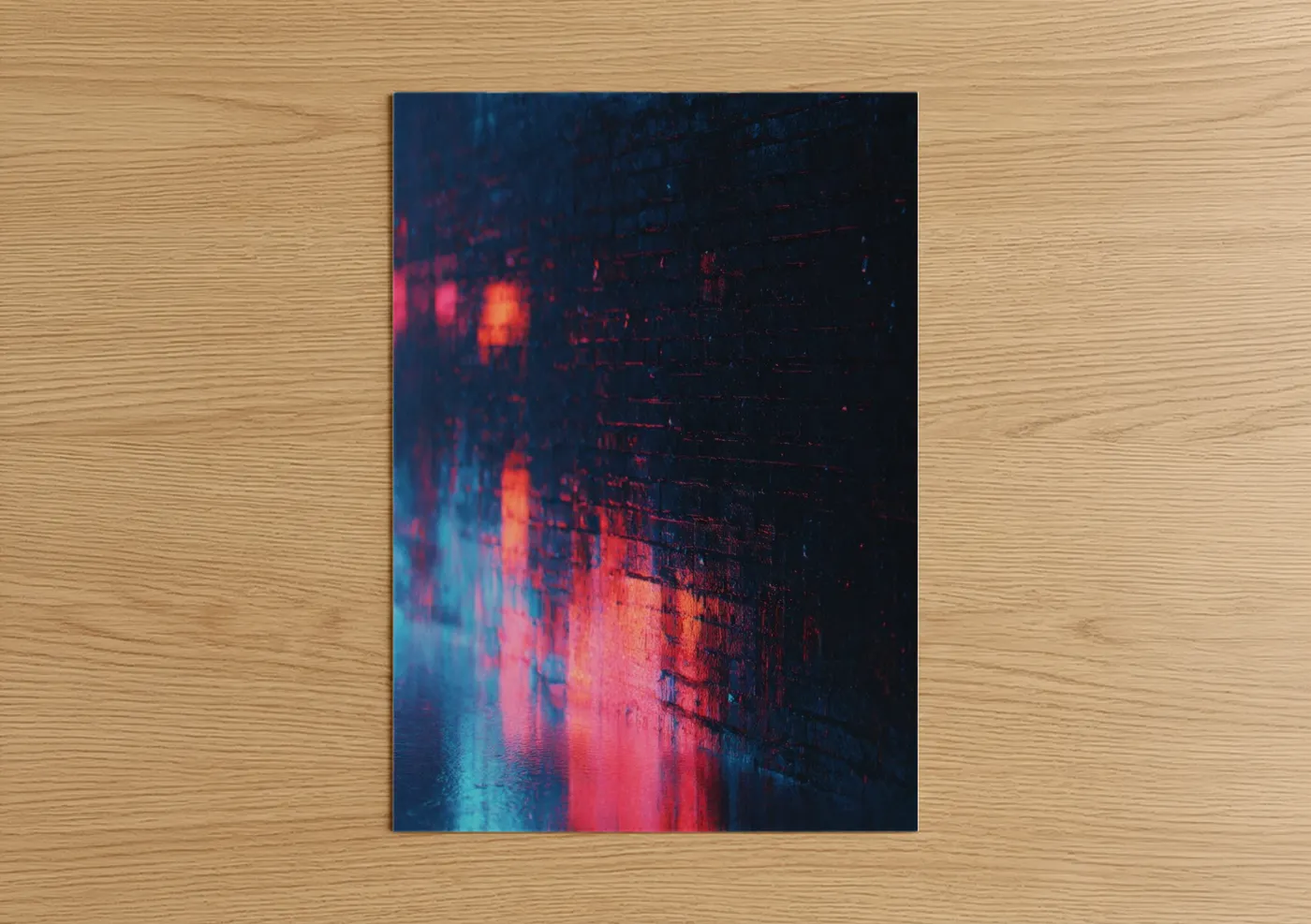 Neon Masonry Wall Architectural Wall Art