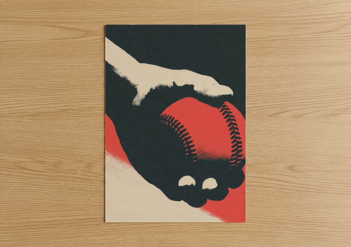 Baseball Passion Modern Sports Wall Art