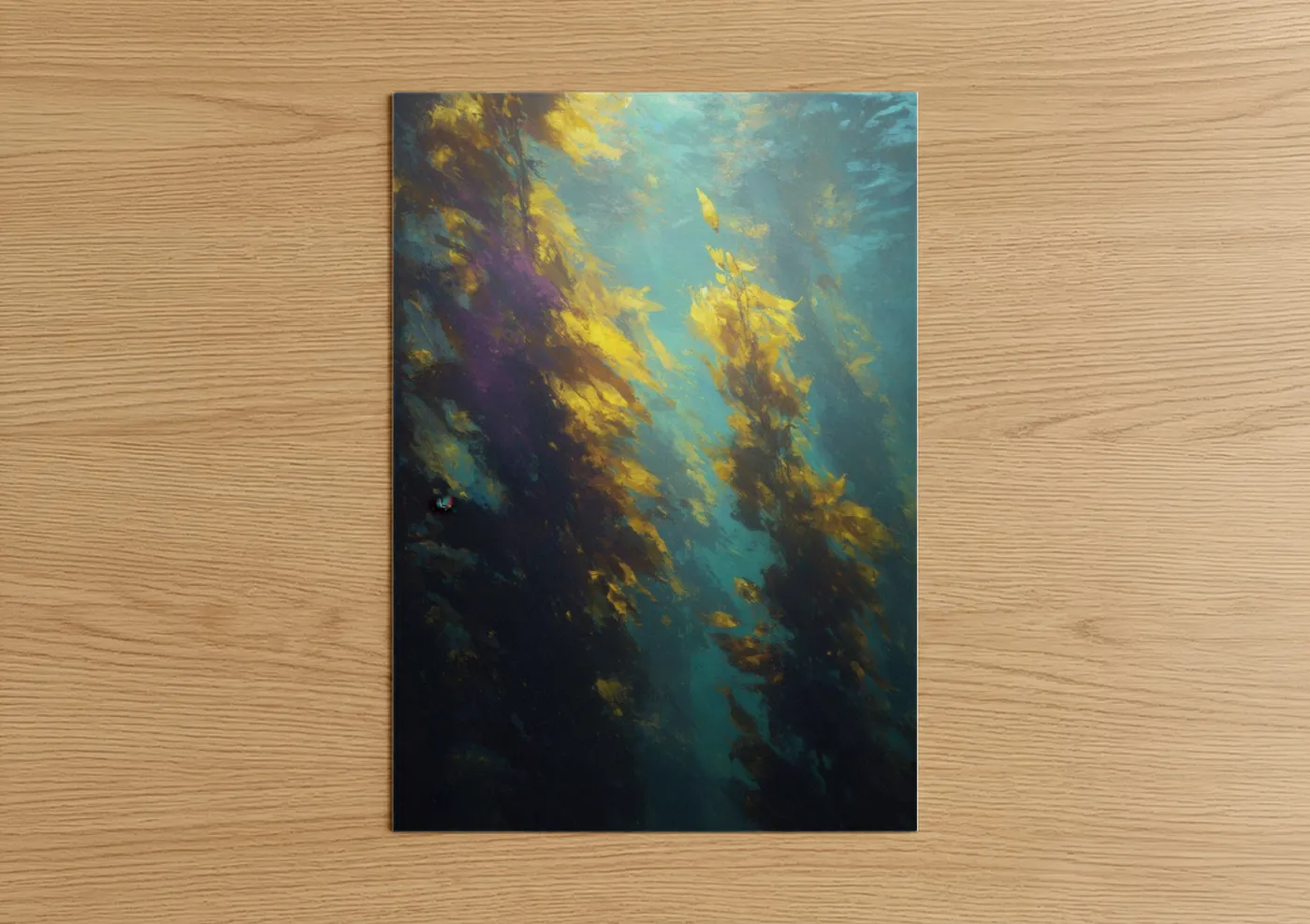 Golden Wahoo Deep Sea Underwater Wall Art