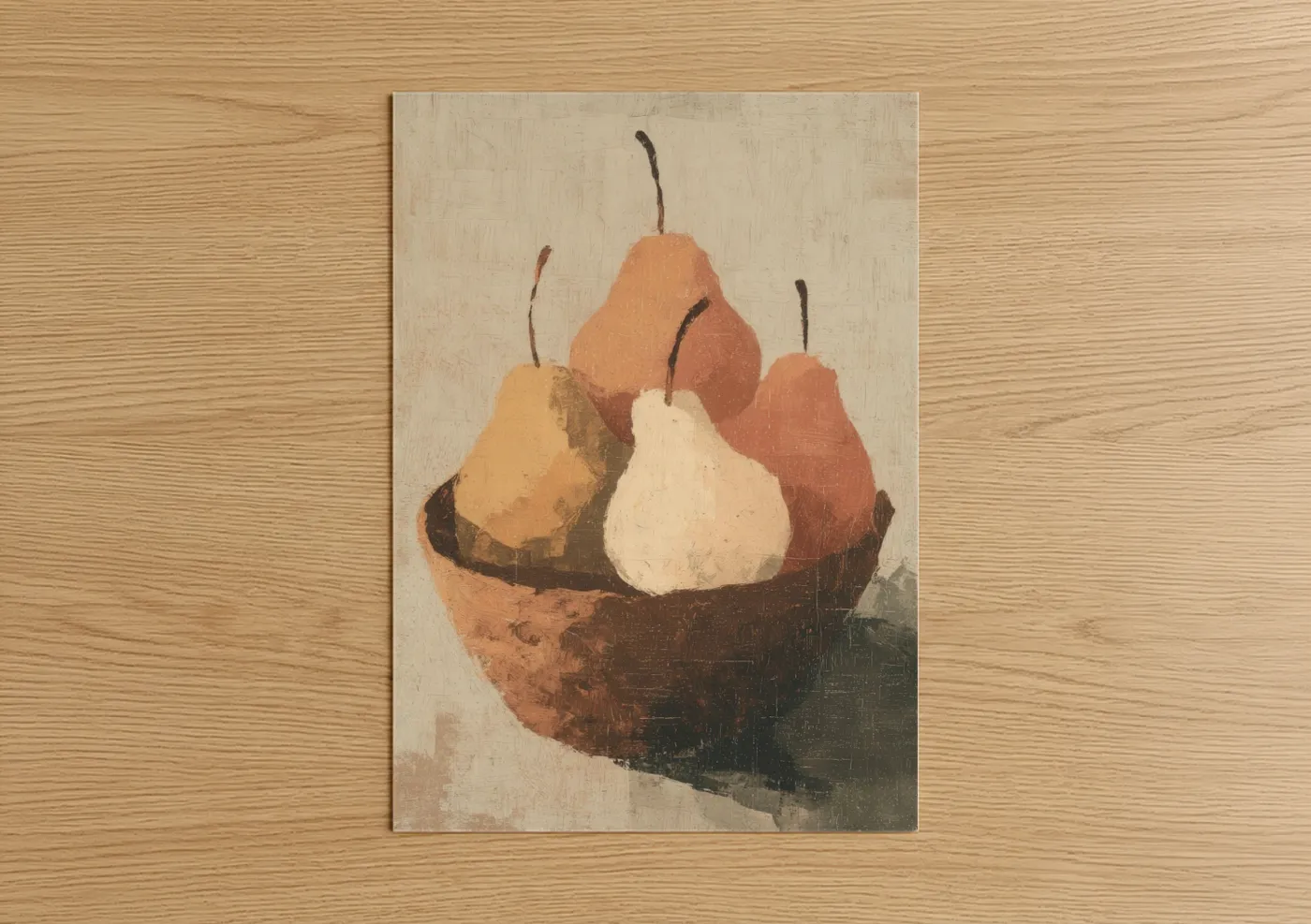 Harvest Pears Still Life Painting Wall Art