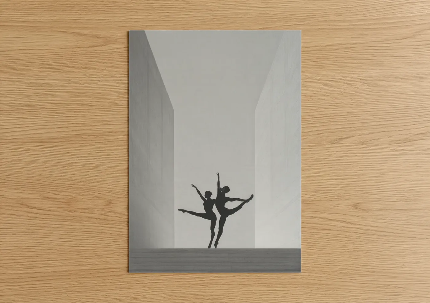 Contemporary Dancers in Modern Urban Space Wall Art