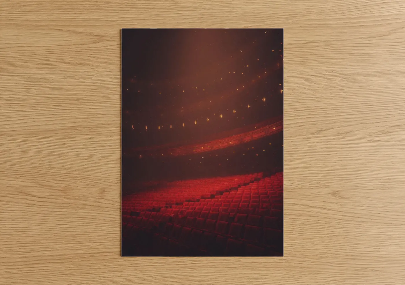 Empty Theater Seats Classical Music Venue Wall Art