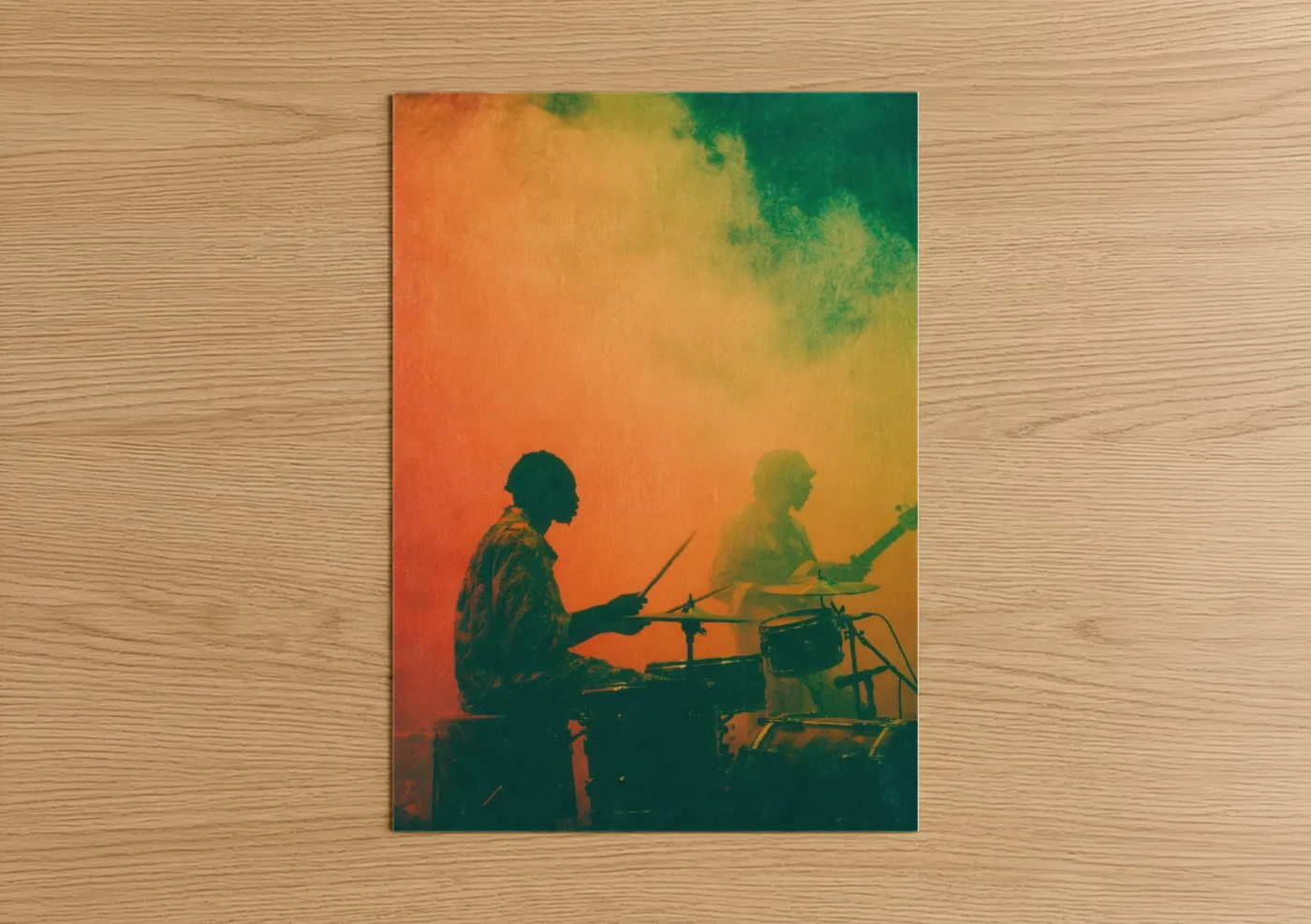 Vintage Reggae Band Concert Photography Wall Art
