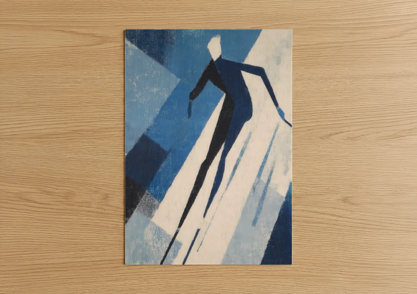 Ice Skating Figure Winter Sport Wall Art
