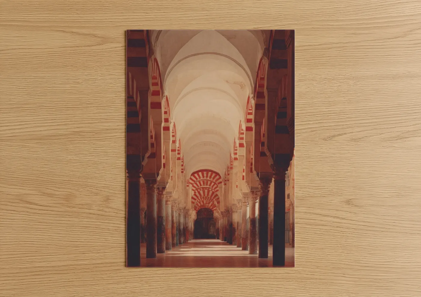 Islamic Architecture Red Striped Arches Wall Art