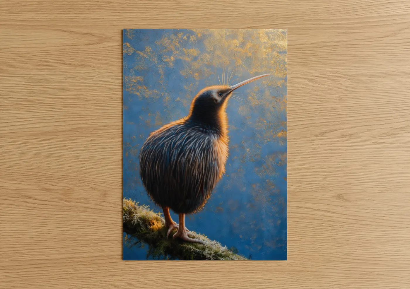 Golden Hour Kiwi Bird Wildlife Wall Art
