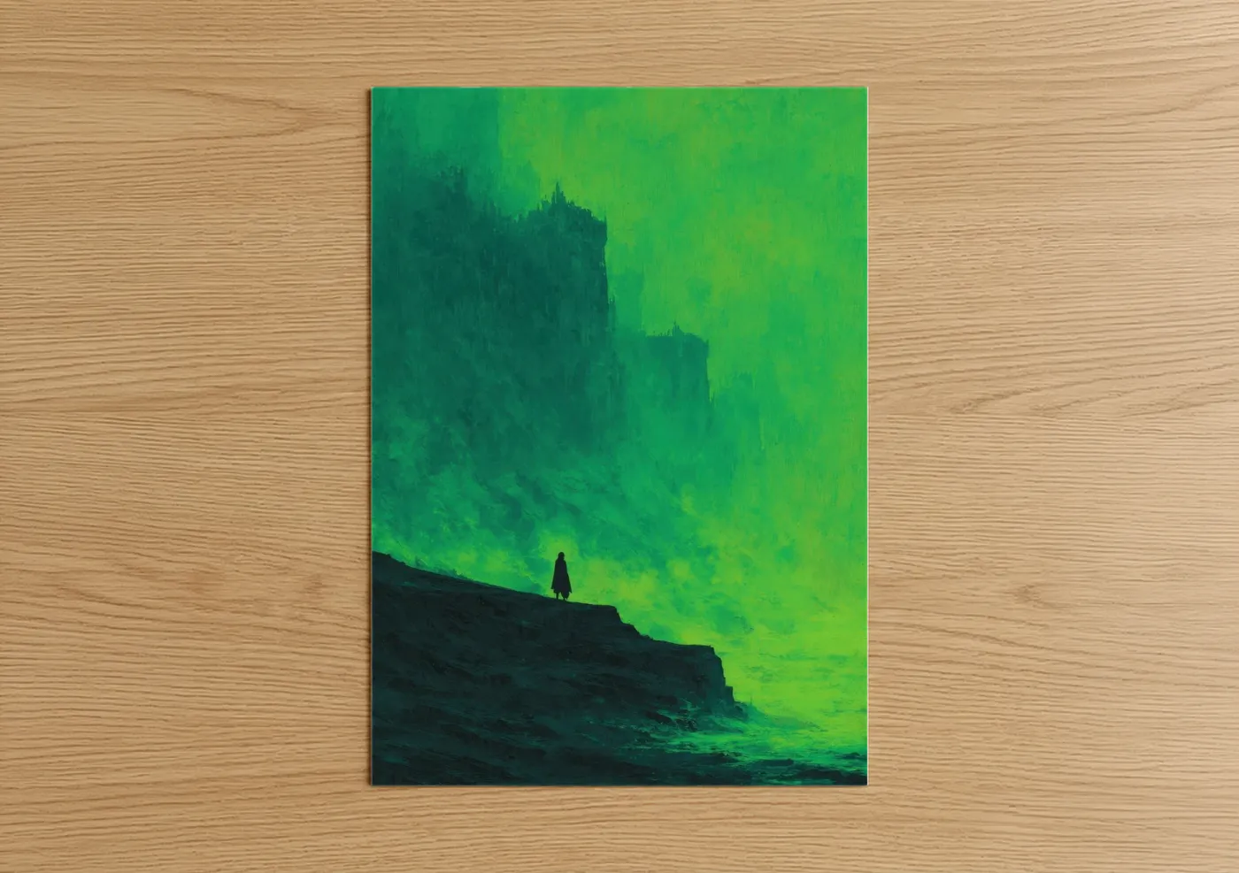 Alien Landscape Sci-Fi Digital Wall Art