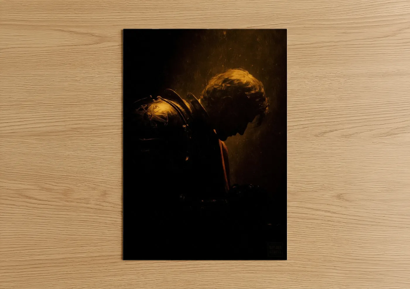 Constantine the Great Lamplight Portrait Wall Art
