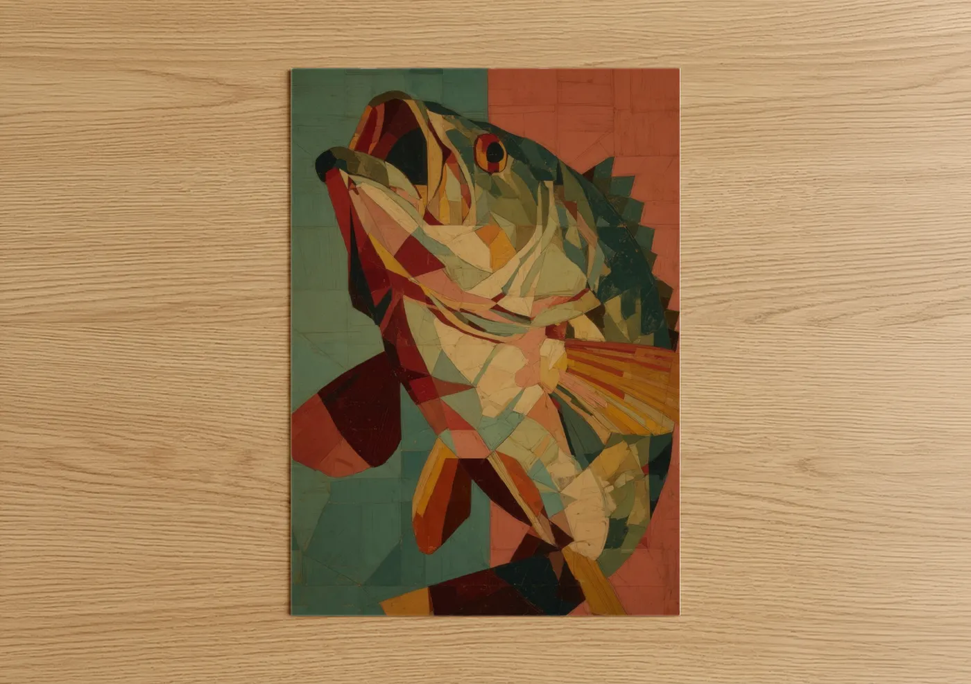 Geometric Bass Abstract Wall Art