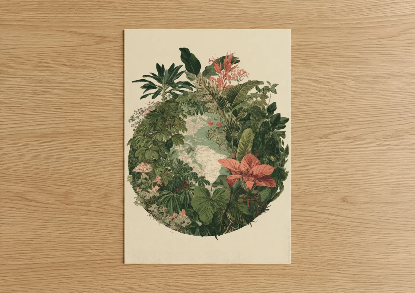 Tropical Earth Sanctuary Botanical Wall Art