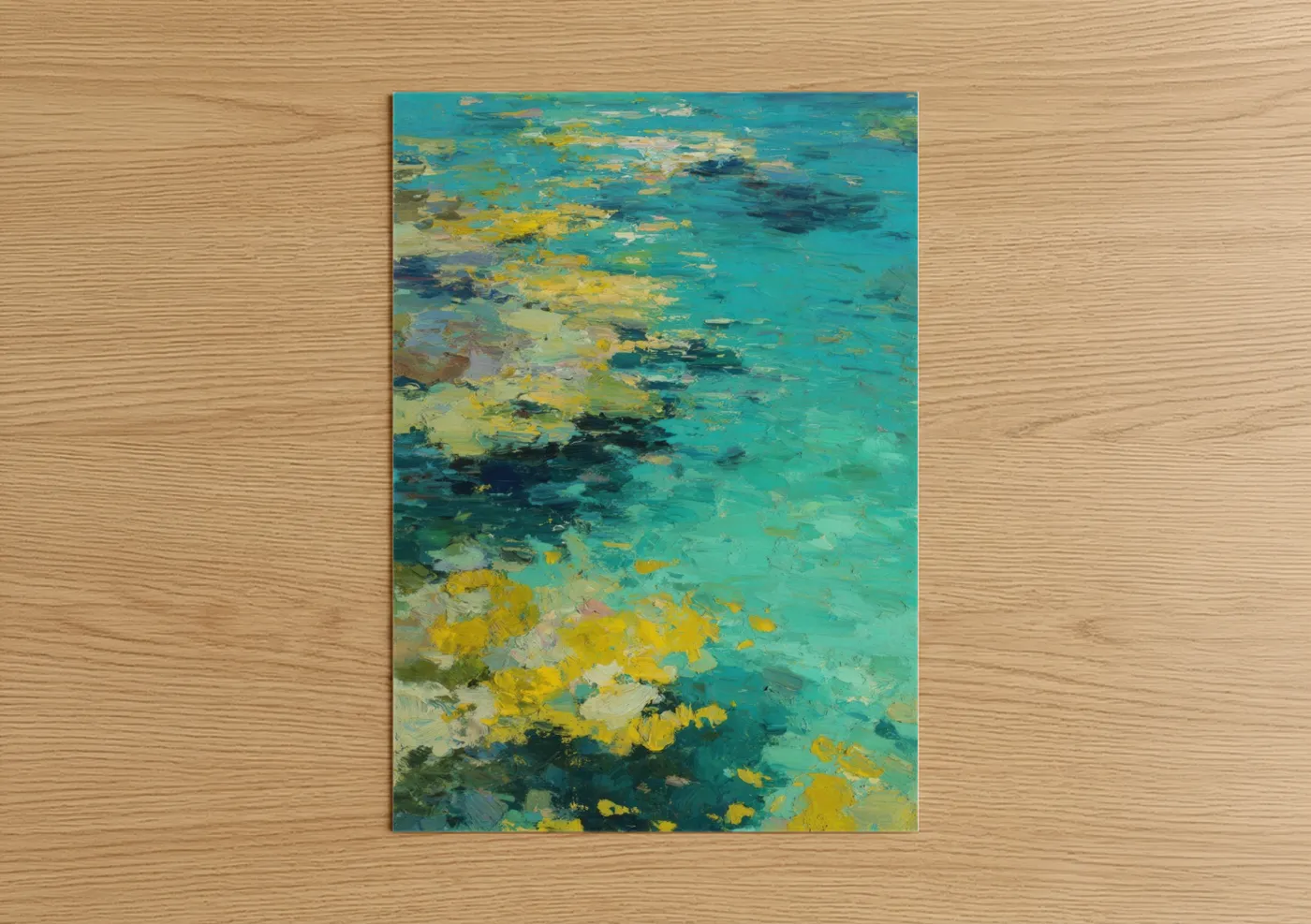 Tropical Coral Garden Abstract Wall Art