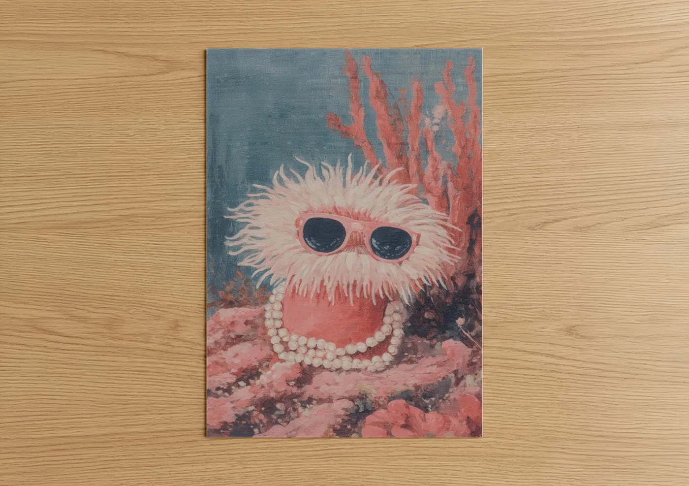 Glamorous Sea Anemone Sunglasses Wall Art