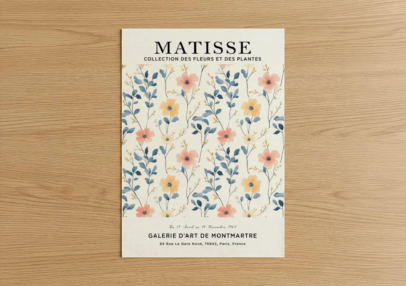 Matisse Floral Collection Botanical Wall Art