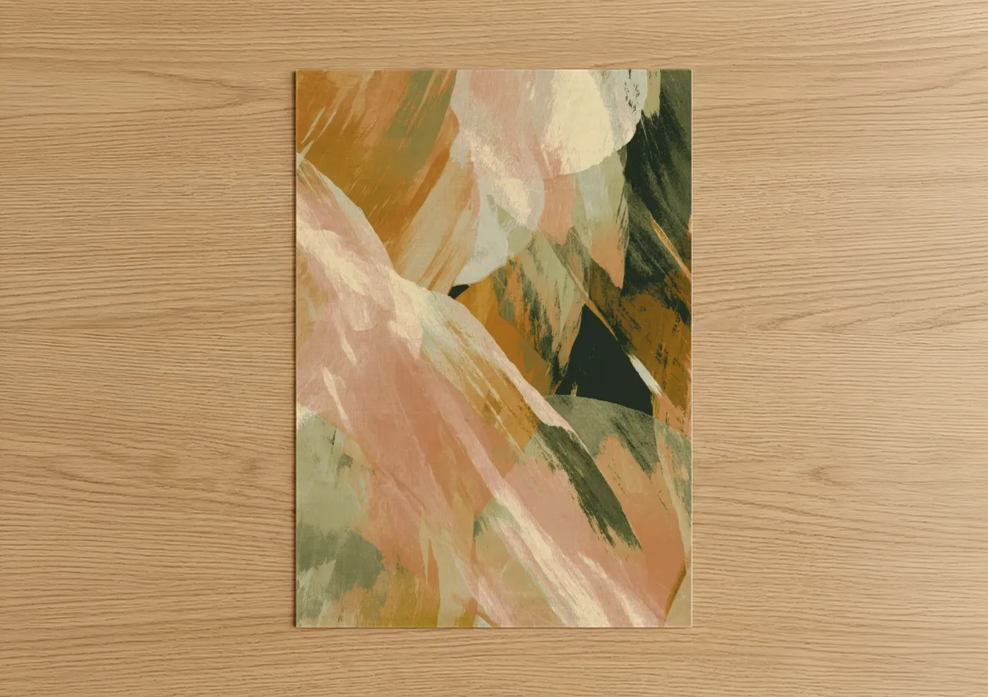 Tropical Movement Hula Abstract Wall Art