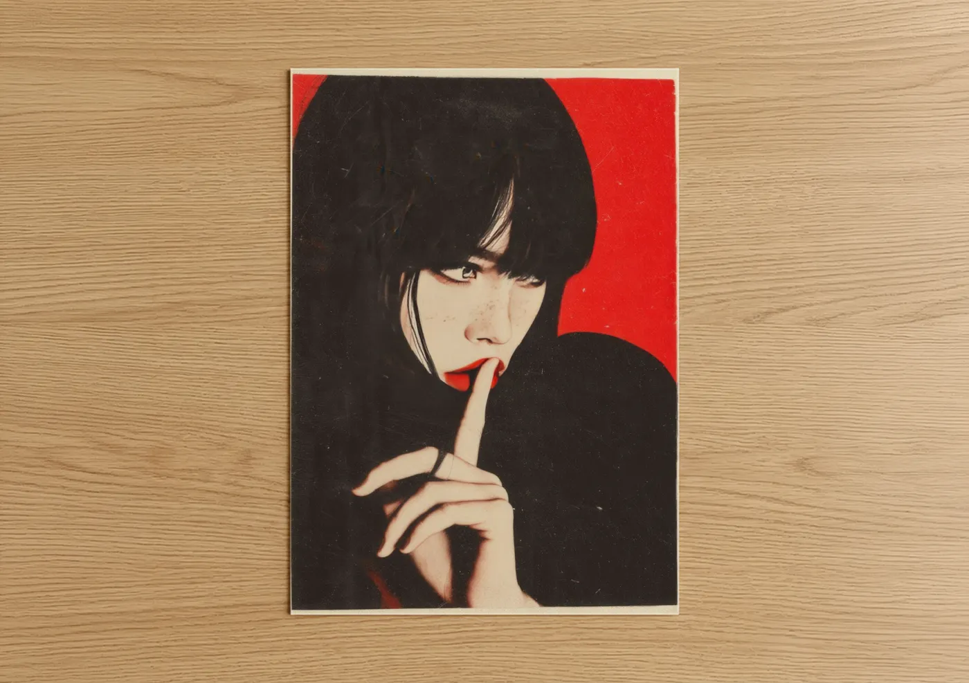 Bold Minimalist Portrait Modern Wall Art