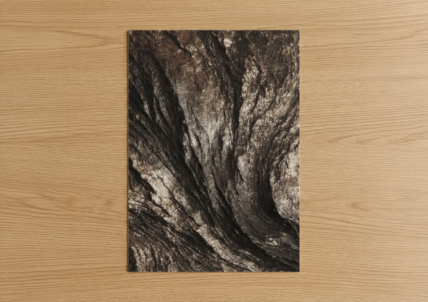 Textured Stone Detail Natural Erosion Wall Art
