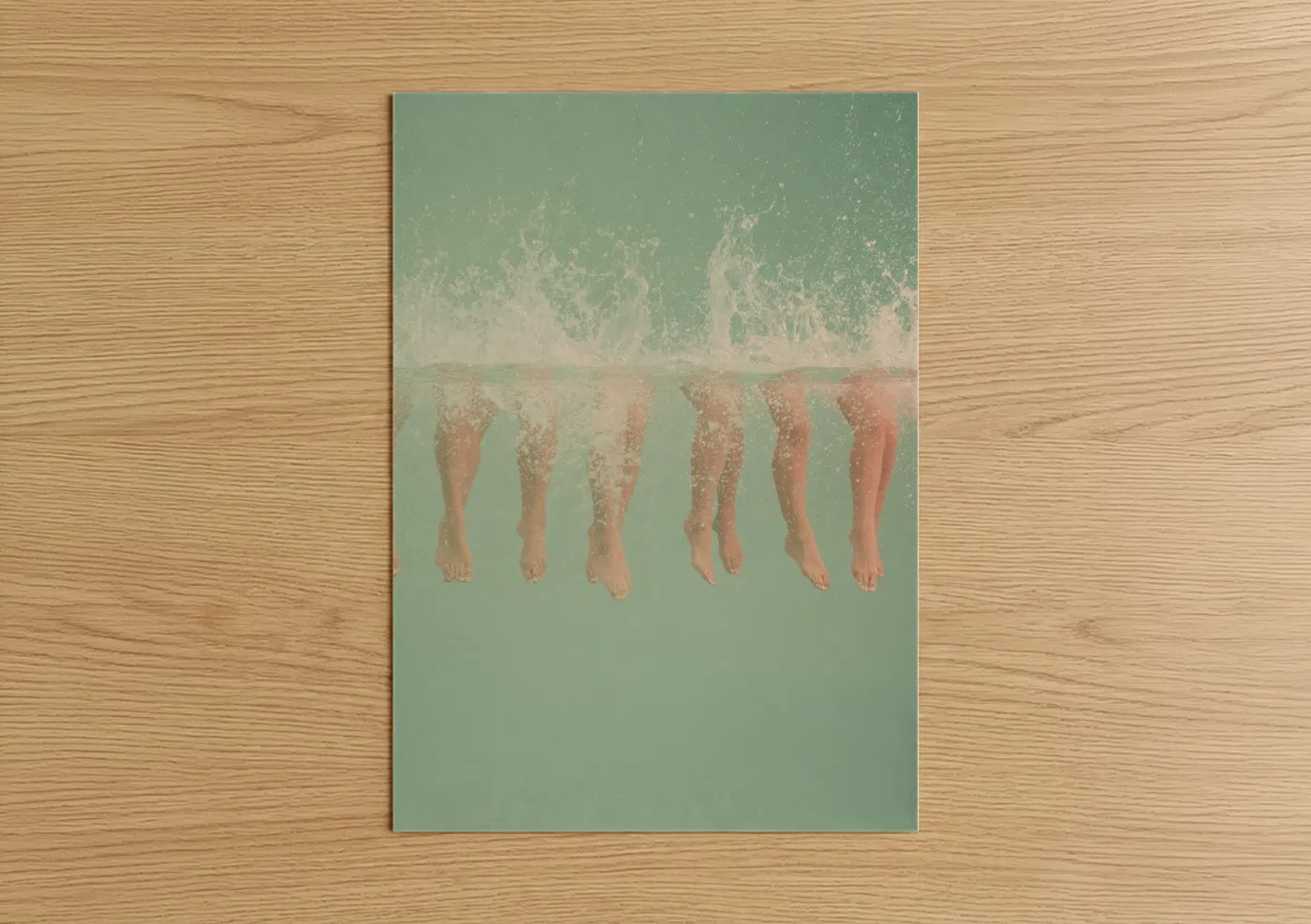 Summer Swimming Pool Legs Wall Art