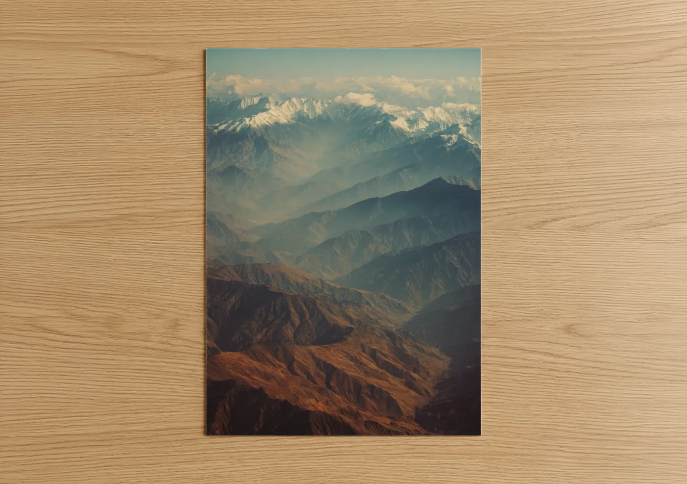 Snowy Himalayan Mountains Landscape Wall Art