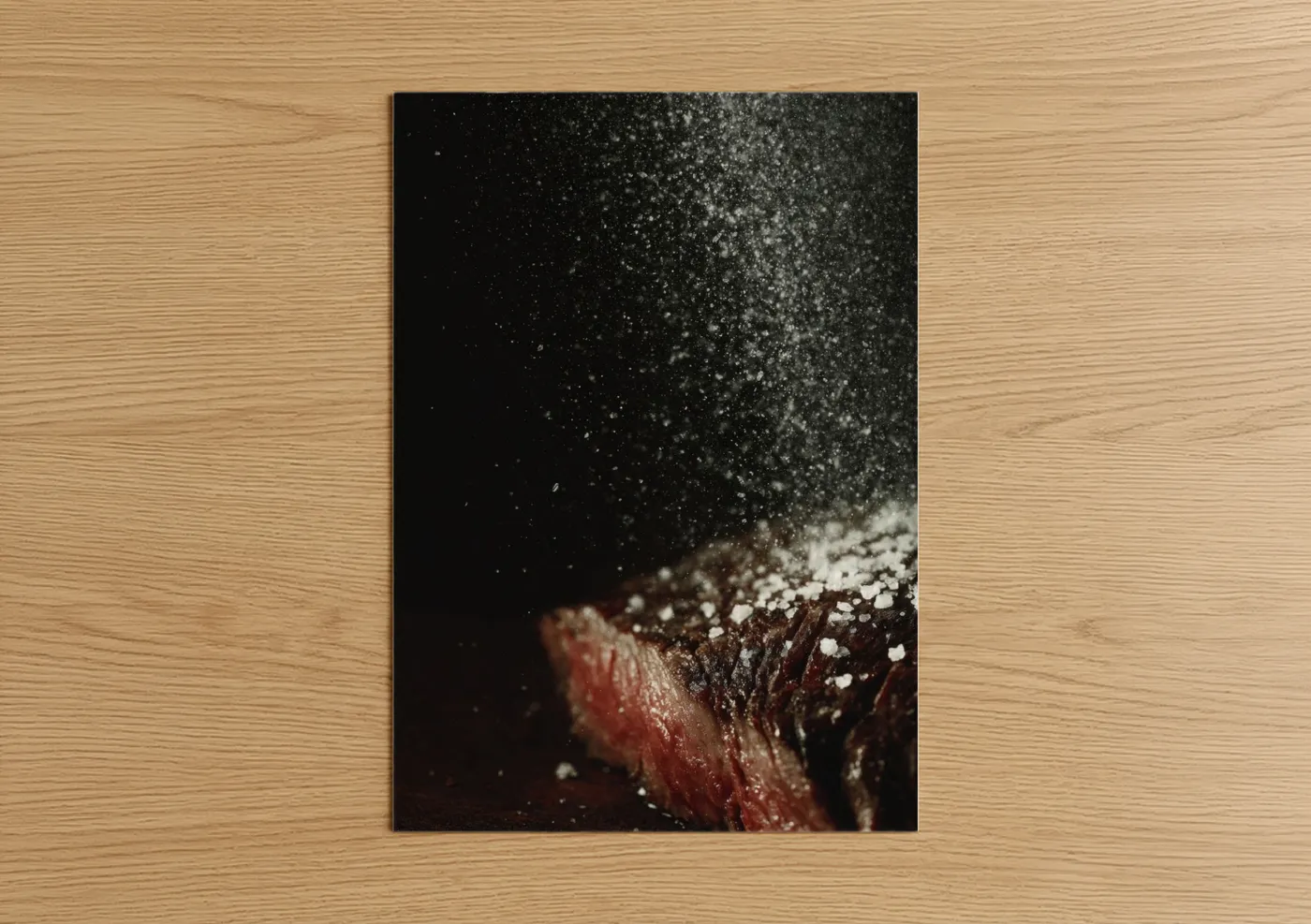 Raw Meat with Salt Crystals Fine Wall Art