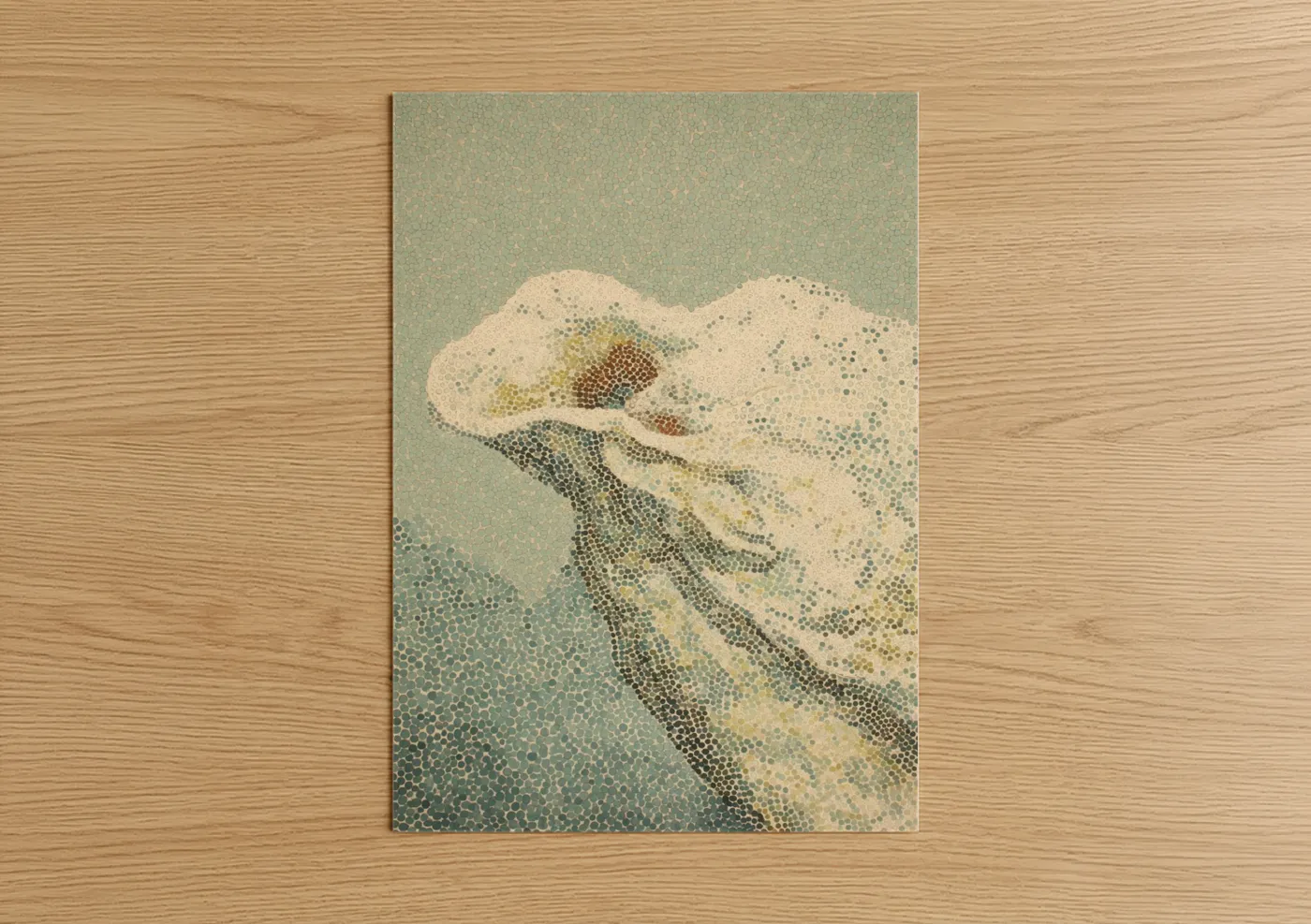 Coastal Oyster Shell Dotted Wall Art
