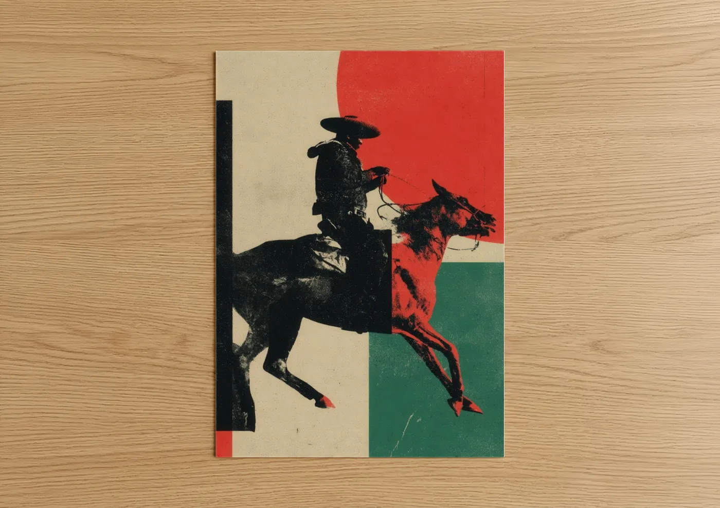 Mexican Vaquero Horseman Cinco de Mayo Wall Art