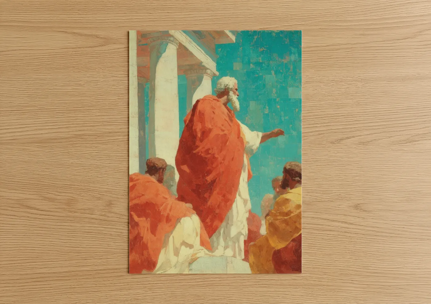 Apostle Paul Teaching Classical Religious Wall Art
