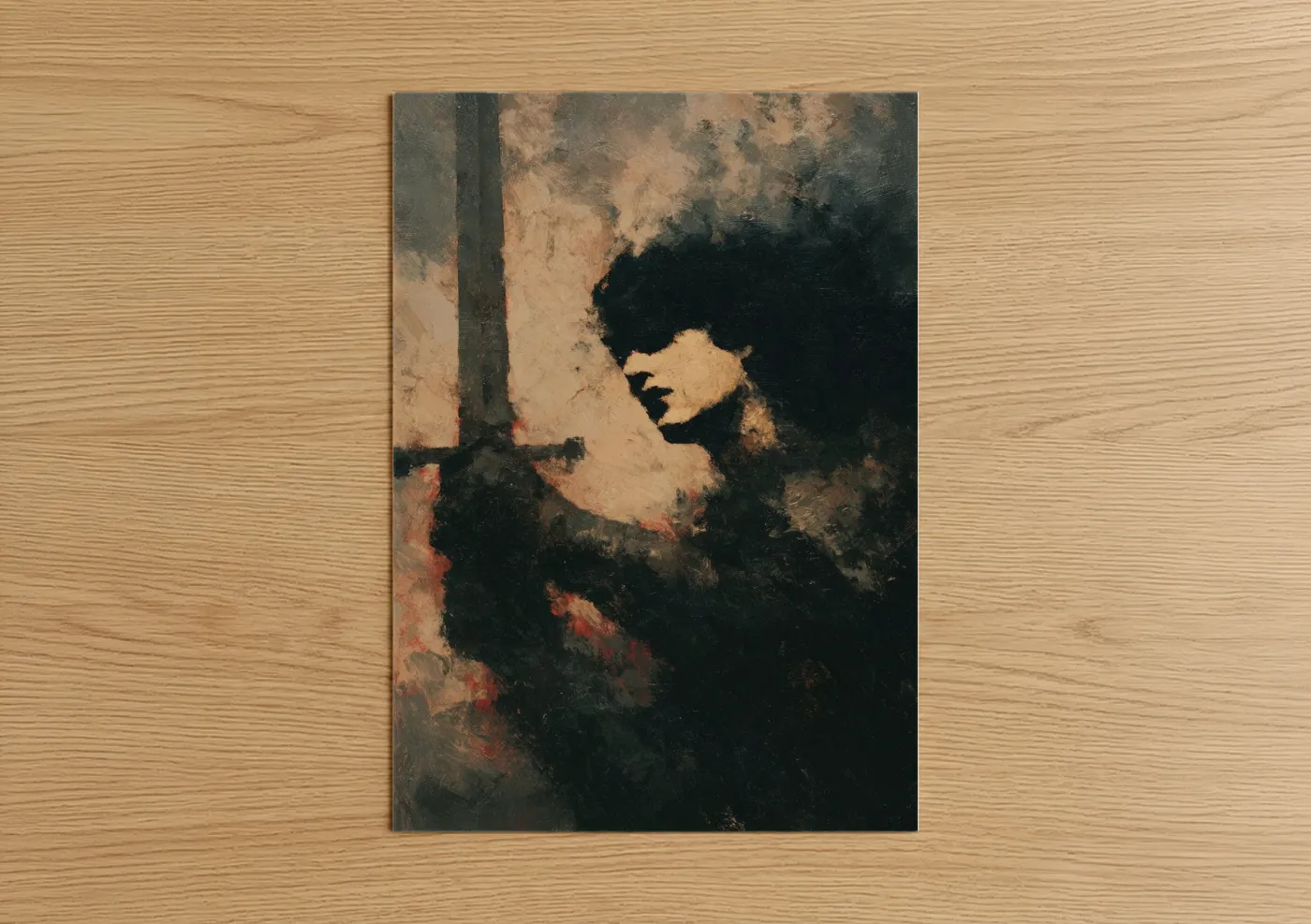 Joan of Arc Portrait Contemplative Fine Wall Art