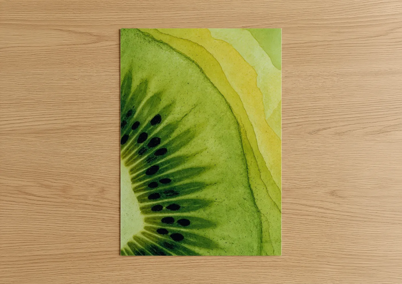 Lime Slice Detail Macro Botanical Wall Art
