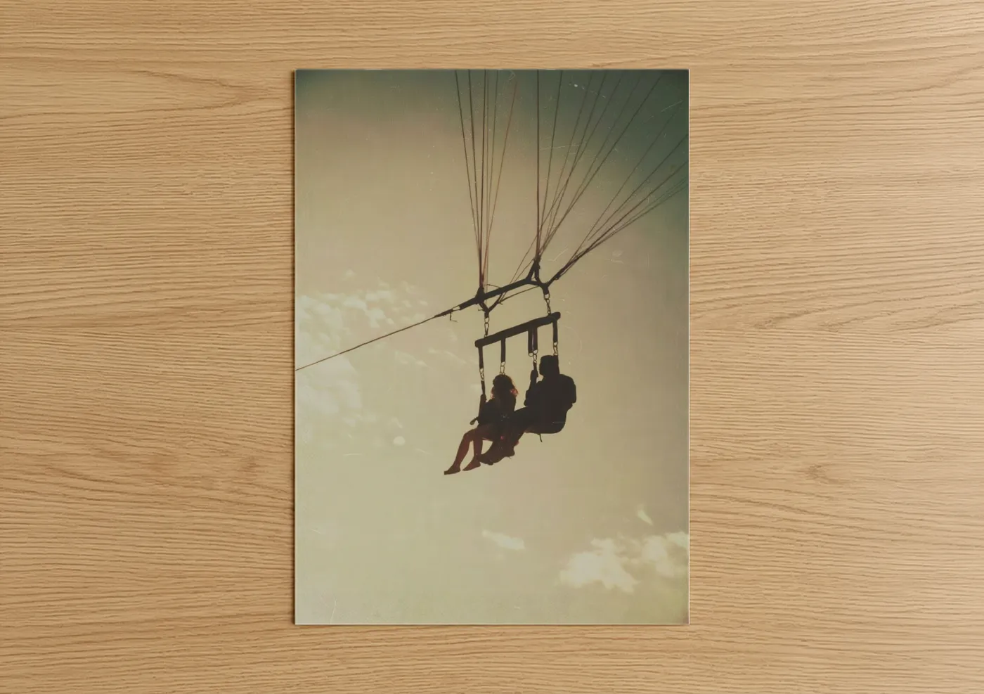 Parasailing Couple Sky Adventure Wall Art